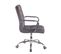 Fauteuil De Bureau Deli Tissu Gris Foncé