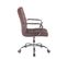 Fauteuil De Bureau Deli Tissu Marron