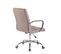 Fauteuil De Bureau Deli Tissu Taupe