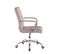 Fauteuil De Bureau Deli Tissu Taupe