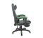 Fauteuil De Bureau Heat En Similicuir Noir / Vert