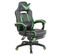 Fauteuil De Bureau Heat En Similicuir Noir / Vert