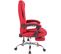 Fauteuil De Bureau Oxygen En Tissu Ou Similicuir Rouge/tissu