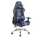 Chaise De Bureau Limit Xm En Similicuir Noir / Bleu