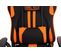 Chaise De Bureau Limit Xm En Tissu Noir / Orange