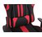 Chaise De Bureau Limit Xm En Tissu Noir / Rouge