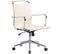 Fauteuil De Bureau Burnley Similicuir Ou Véritable Cuir Blanc /similicuir