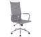 Chaise De Bureau Batley En Similicuir Ou Véritable Cuir Gris/similicuir