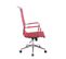 Chaise De Bureau Batley En Similicuir Ou Véritable Cuir Rouge/similicuir