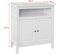 Meuble Bas De Salle De Bain Armoire Toilette Buffet Commode – Blanc, Frg204-w