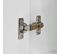 Salle De Bain Suspendue Placard Commode Murale – 2 Portes - Blanc, Frg231-w