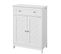 Meuble Bas De Salle De Bain Armoire Toilette Buffet Commode – Blanc, Frg238-w