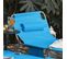 Longues Bains De Soleil Transats De Jardin Pliant Chaises De Camping Inclinables, Bleu, Ogs35-bx2