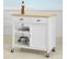 Desserte Roulante Chariot De Cuisine De Service Armoire Meuble De Rangement Cusine, Fkw62-wn