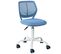 Chaise De Bureau Ergonomique Fauteuil Pivotant Chaisepour Ordinateur Hauteur Réglable Bleu, Fst64-bl