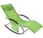 Bain De Soleil Chaise Longue Fauteuil À Bascule Avec Appui-tête Et Pochette Latérale, Ogs28-gr