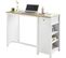 Table Haute De Bar Table De Cuisine Mange-debout– Blanc Lxlxh 120x55x90 cm, Fwt64-wn