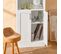 Buffet Cuisine Micro-ondes Meuble De Cuisine Buffet Commode Armoire À Micro-ondes Placard, Fsb47-w