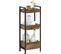 Tour De Rangement Etagère De Stockage Etagère De Cuisine Salle De Bain Avec 3 Étages, Frg226-f