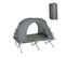 Lit De Camp Pliant 2 Personnes Voyage Camping Avec Toit Et Sac De Couchage, Ogs60-l-hg