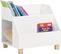 Étagère À Jouets Meuble Enfant Bibliothèque Pour Enfant Avec 3 Compartiments, Kmb54-w