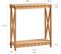 Table Console En Bois, 80 X 30 X 87,5 Cm, Structure Assemblée En Tenons Et Mortaises, Hfsb01-n