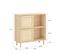 Buffet Avec 2 Portes Coulissantes Commode Meuble De Cuisine Meuble De Couloir, Naturel, Fsb87-n