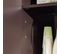 Meuble Haut Armoire De Toilettes Salle De Bain Suspendue, 2 Portes, Marron, Frg231-br