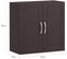 Meuble Haut Armoire De Toilettes Salle De Bain Suspendue, 2 Portes, Marron, Frg231-br