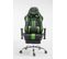 Fauteuil De Bureau Gamer Limit V2 En Similicuir Noir / Vert/avec Repose-pieds