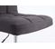 Lot De 2 Chaises Lounge Palma V2 En Tissu Noir