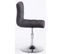 Lot De 2 Chaises Lounge Palma V2 En Tissu Noir