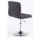 Lot De 2 Chaises Lounge Palma V2 En Tissu Noir