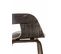 Chaise Retro Kingston En Tissu Gris / Gris Clair