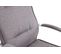 Fauteuil De Bureau Portland En Similicuir Ou Tissu Avec Fonction De Massage Gris/tissu