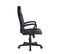 Chaise De Bureau Elbing En Similicuir Noir / Noir