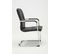 Lot De 2 Chaises De Visiteur Seattle Similicuir Noir