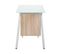 Table De Bureau 130 X 60 Cm Blanc Montevideo