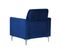 Velours Fauteuil Bleu Marine Fenes