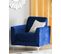 Velours Fauteuil Bleu Marine Fenes