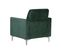 Velours Fauteuil Vert Foncé Fenes