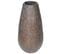 Céramique Vase Décoratif 49 Cm Marron Gris Brivas
