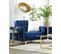 Velours Fauteuil Bleu Marine Aberdeen