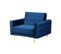 Velours Fauteuil Bleu Marine Aberdeen