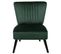 Velours Fauteuil Vert Émeraude Vaasa