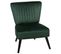 Velours Fauteuil Vert Émeraude Vaasa