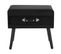 Table De Chevet Velours Noir Eurostar