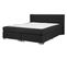 Lit Boxspring En Tissu Noir 140 X 200 Cm Admiral