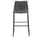 Tabouret De Bar Set De 2 Tissu Gris Franks