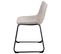 Chaise De Salle à Manger Set De 2 Tissu Beige Batavia